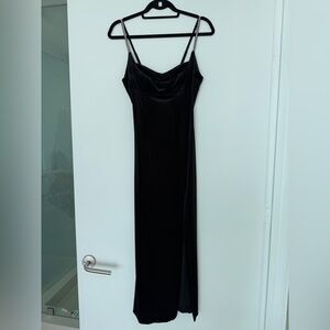 Zara Black Maxi Dress Sz Small